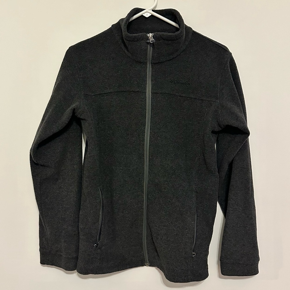 Columbia Fleece Jacket in Gray large 14/16